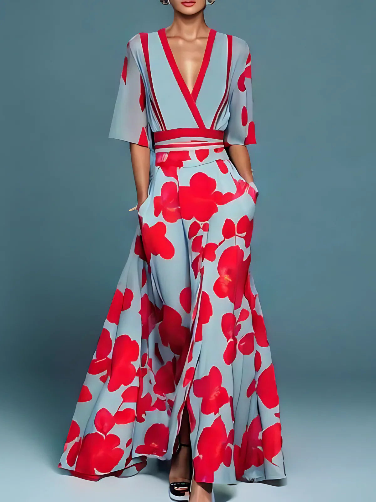 Valentina Bold Bloom Dress