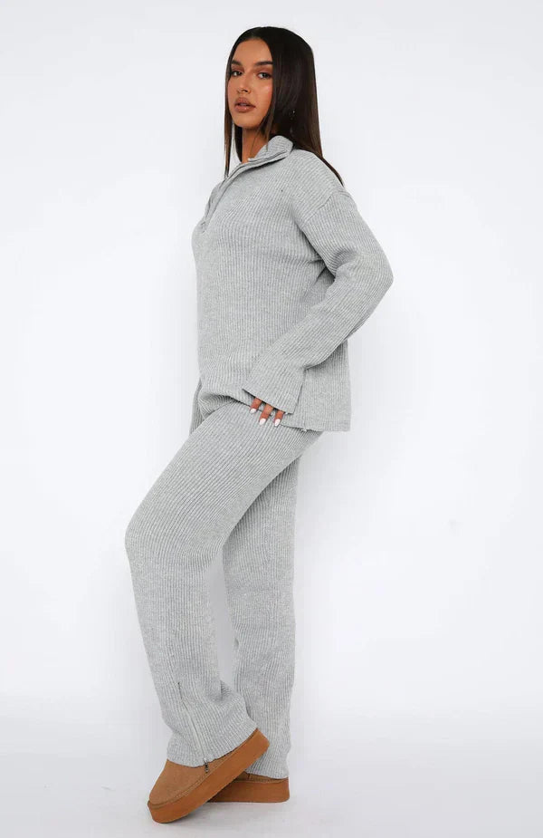 Luna Ribbed Knit Lounge Set