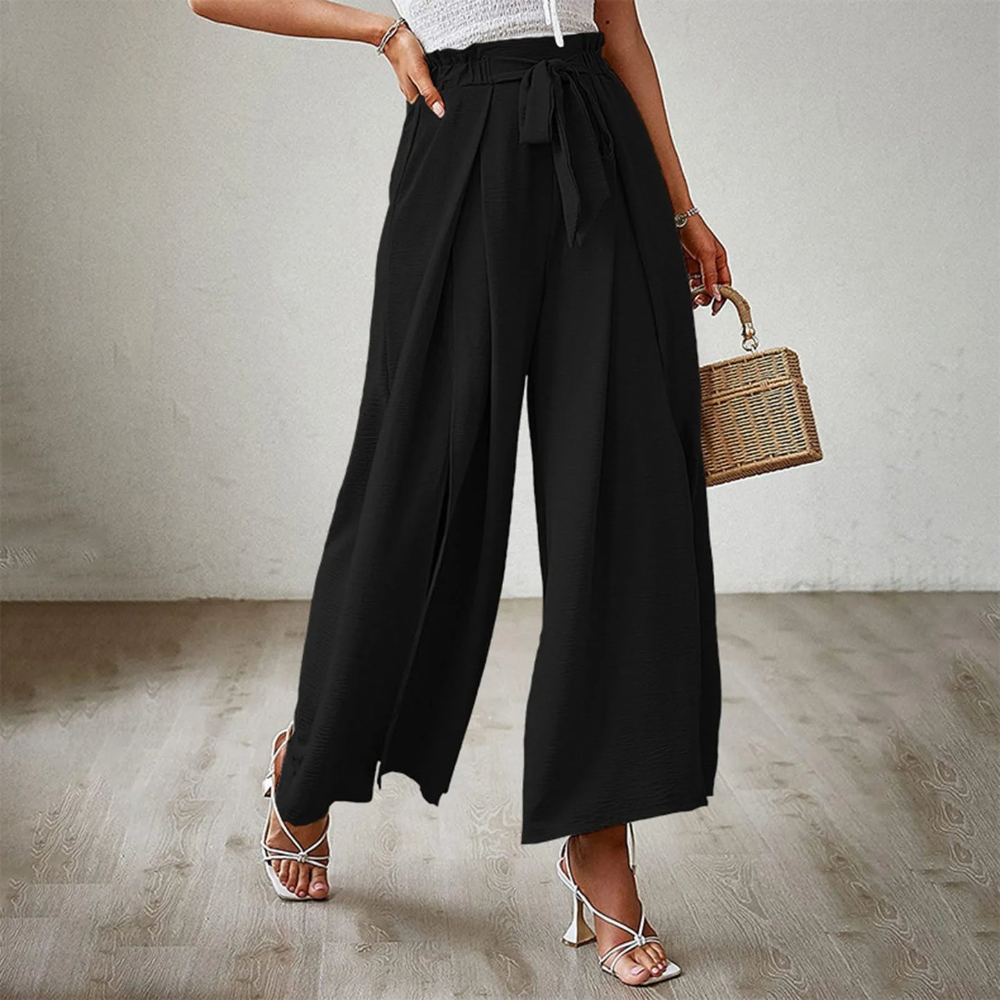 Valencia Pleated Palazzo Pants