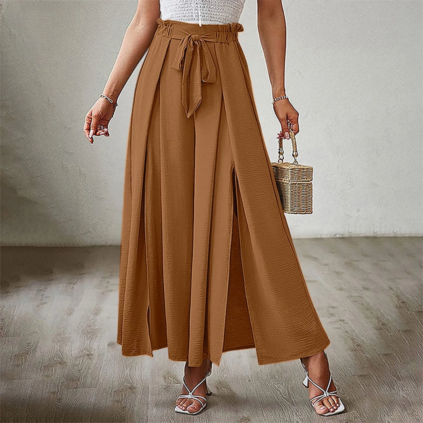 Valencia Pleated Palazzo Pants