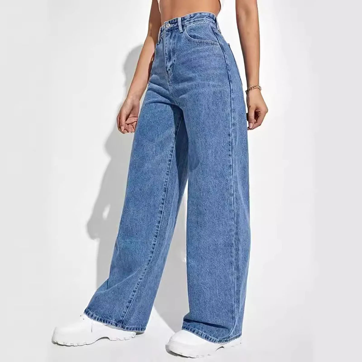 Monroe High-Waist Wide Leg Jeans