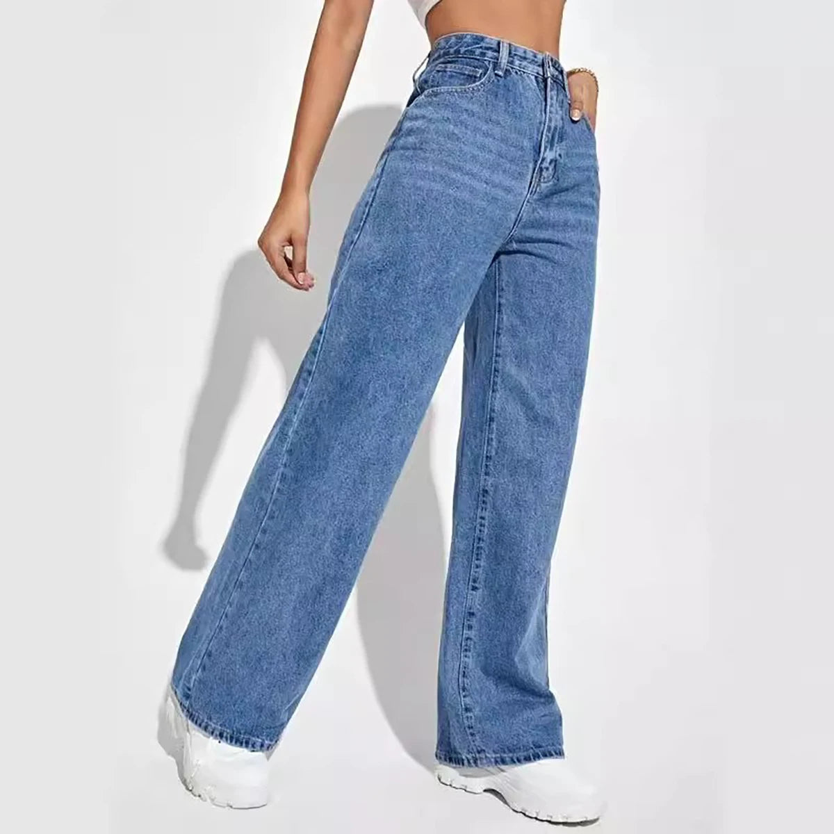 Monroe High-Waist Wide Leg Jeans