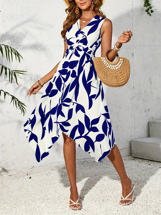 Bella Ocean Breeze Midi Dress