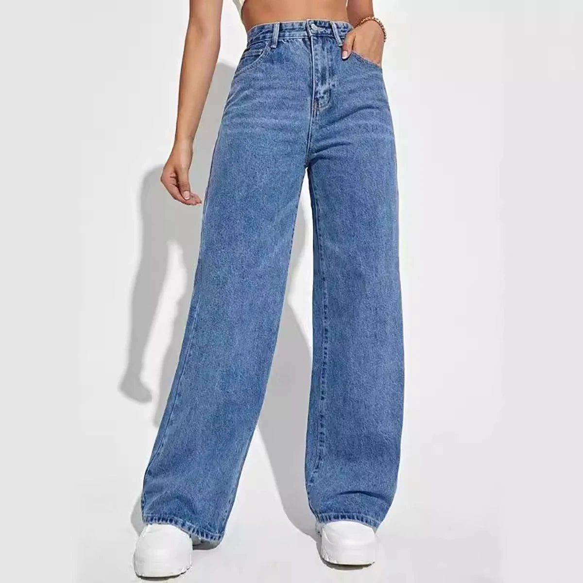 Monroe High-Waist Wide Leg Jeans