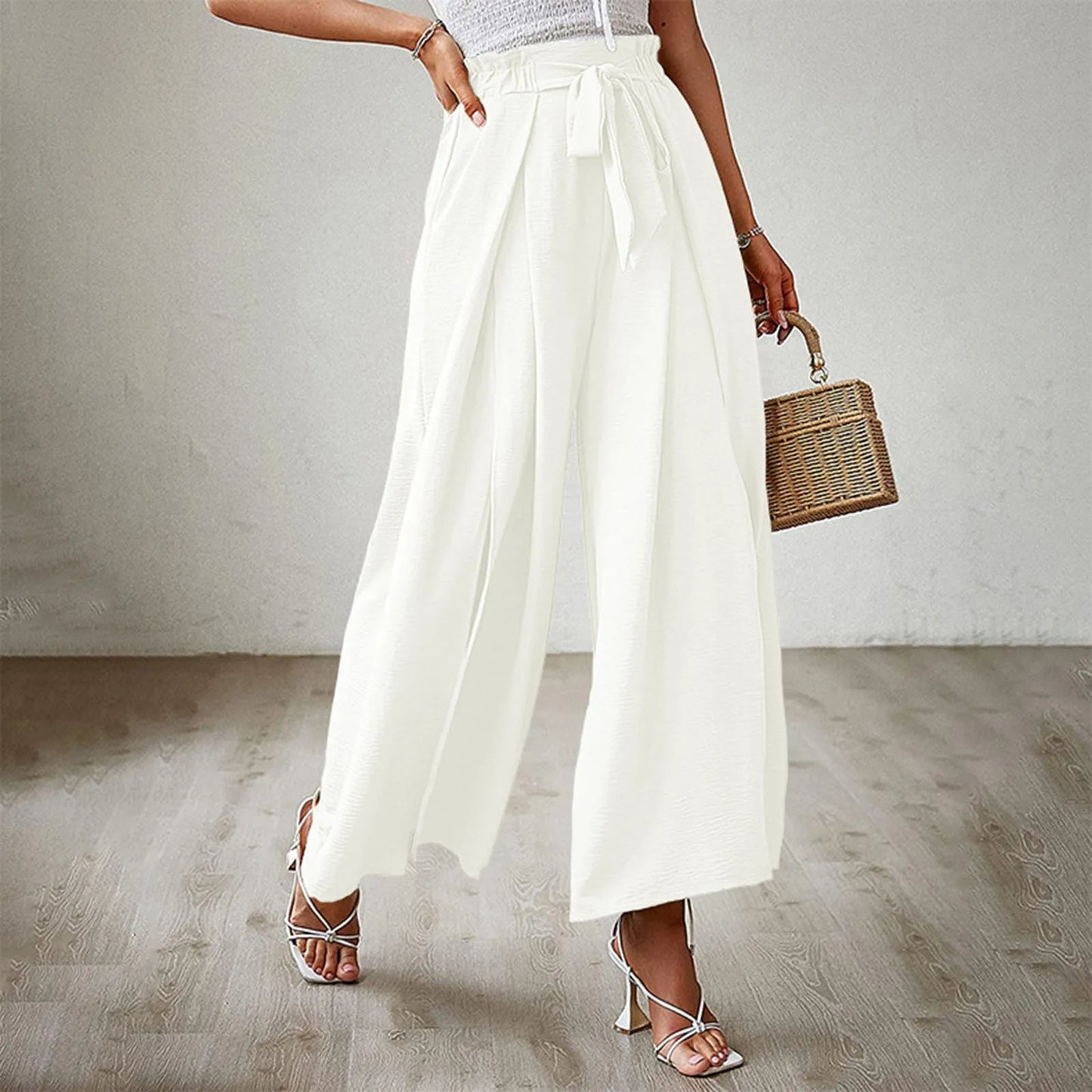 Valencia Pleated Palazzo Pants