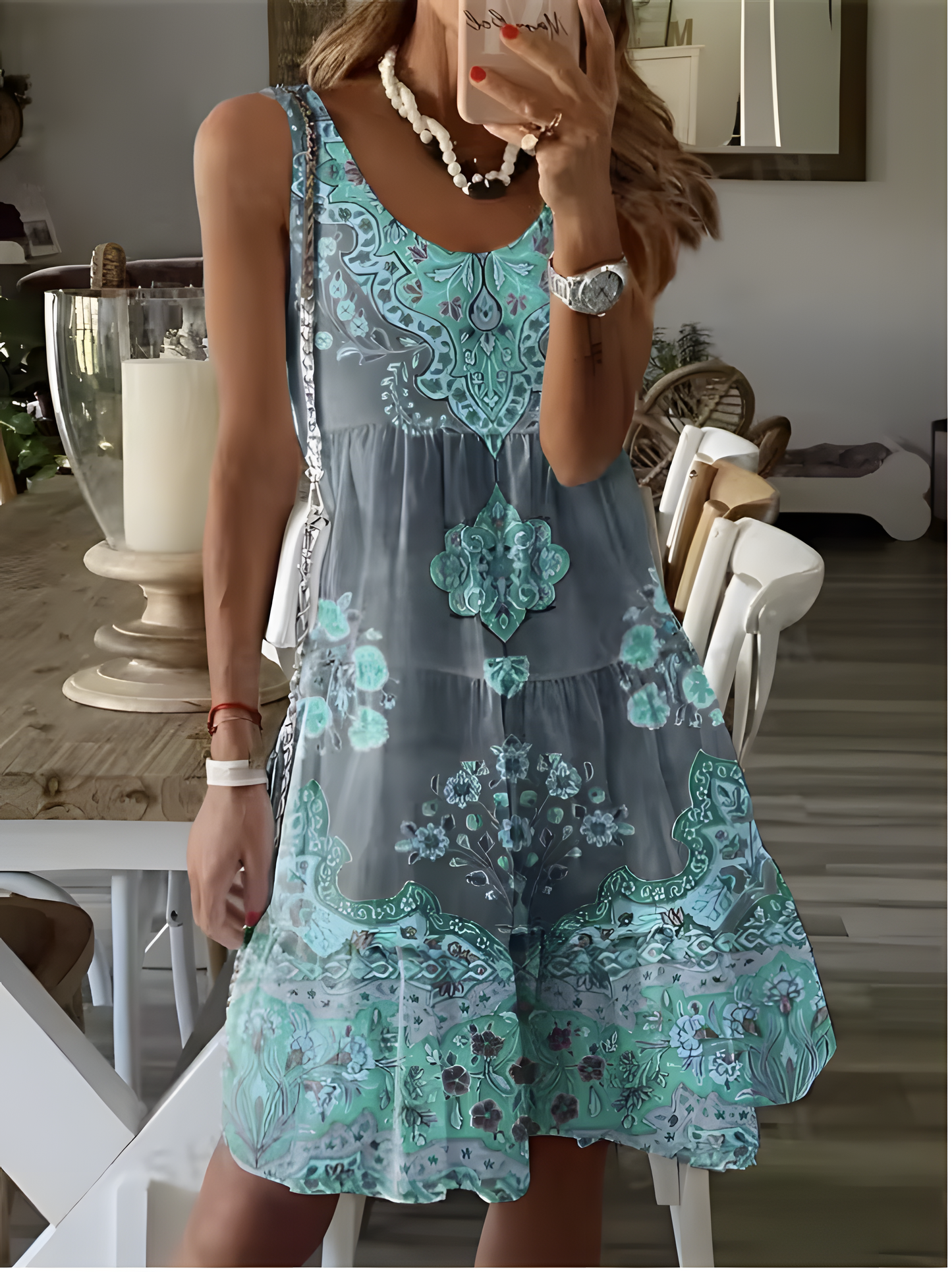 Anastasia Boho Sleeveless Dress