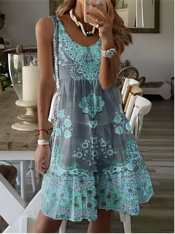 Anastasia Boho Sleeveless Dress