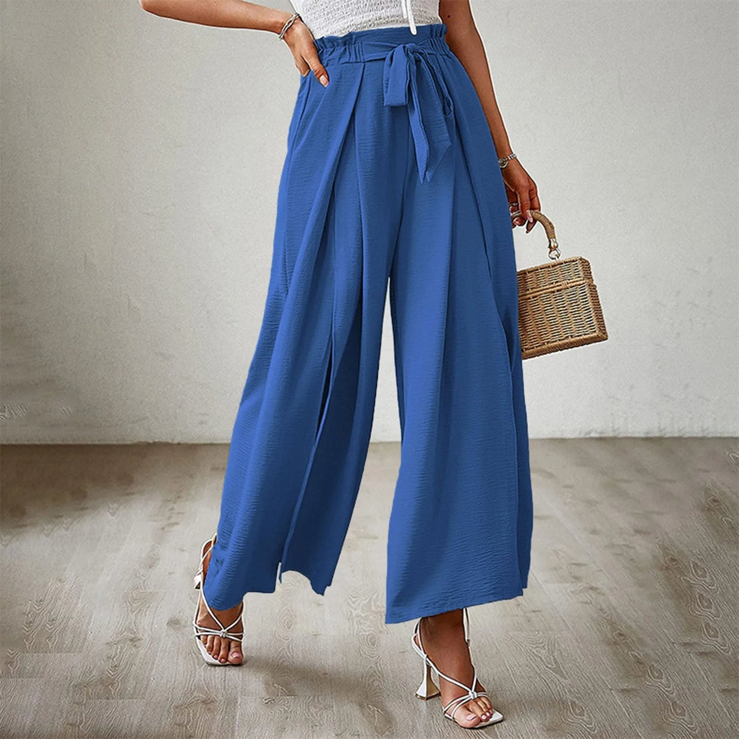 Valencia Pleated Palazzo Pants